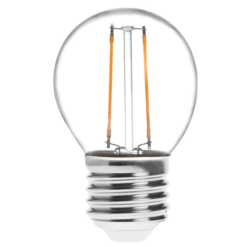 G16 E26/E27 2W LED Vintage Antique Filament Light Bulb, 25W Equivalent, 4-Pack, AC100-130V or 220-240V G16 E26/E27 2W LED Vintage Antique Filament Light Bulb, 25W Equivalent, 4-Pack, AC100-130V or 220-240V